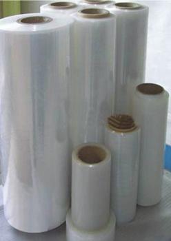 Stretch film supporting materials